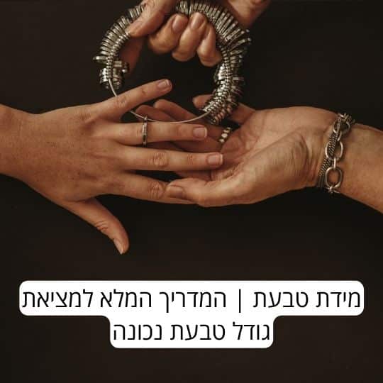 מידת טבעת | המדריך המלא למציאת גודל טבעת נכונה