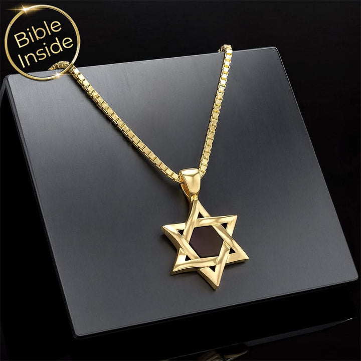 מתנה מיוחדת לבת מצווה - מגן דוד קטן עם ננו תנך - ננו בייבל