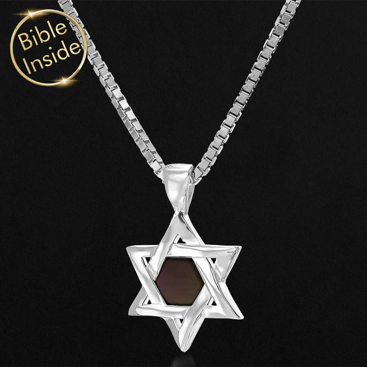 מתנה לבת מצווה רעיון - מגן דוד קטן עם ננו תנך - ננו בייבל