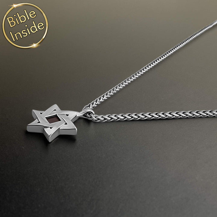 מגן דוד מעוצב עם כל 24 סיפרי התנ"ך