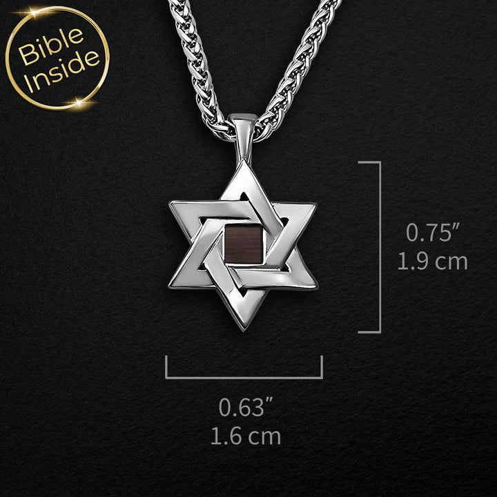 רעיונות למתנת בר מצווה – שרשרת עם כל ספרי התנ"ך לבן בגיל 13
