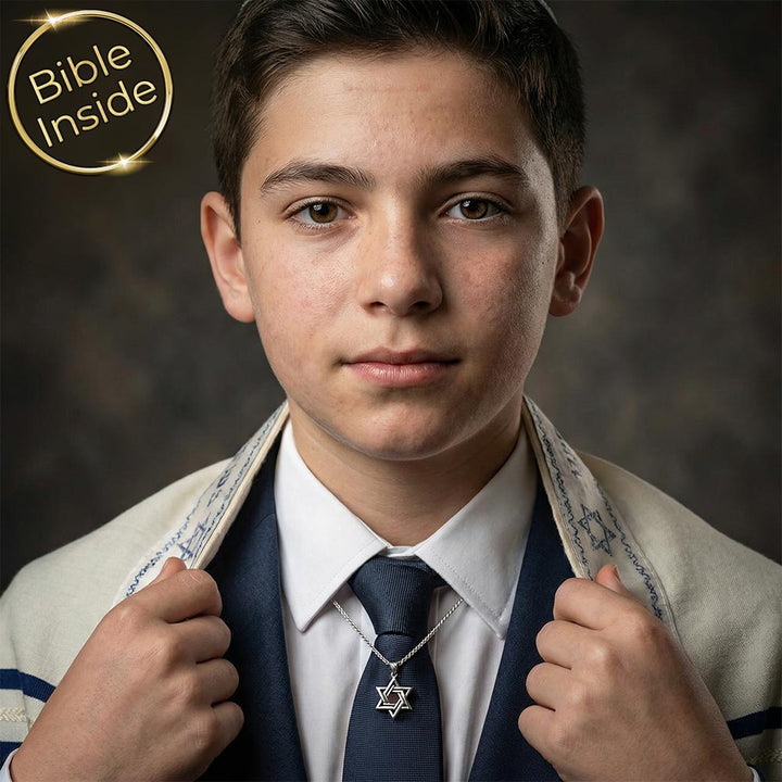 בר מצווה רעיון מקורי - תליון מגן דוד עם טכנולוגיה מתקדמת.