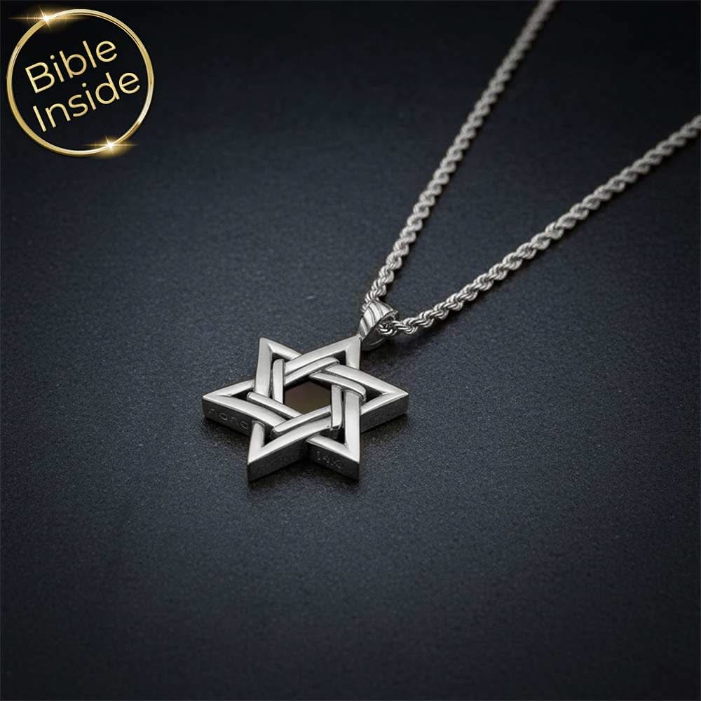 שרשרת יפה לגברים עם ננו תנך | ננו תכשיטים