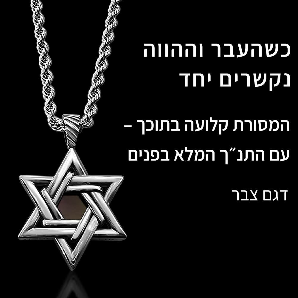 שרשראות עם משמעות – תליון מגן דוד עם התנ
