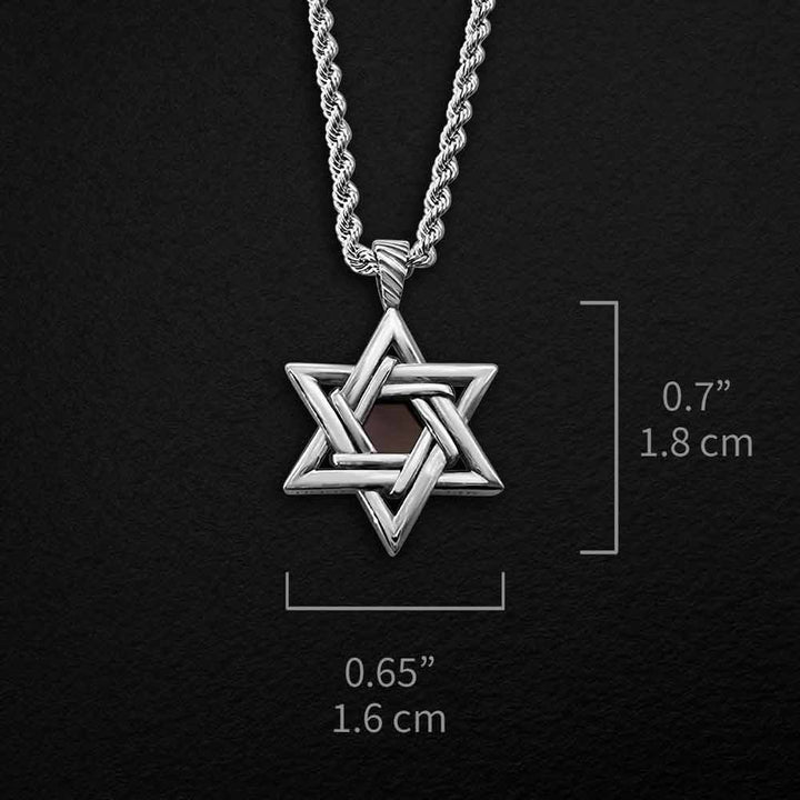 תליונים מיוחדים עם מגן דוד וננו תנ"ך לגברים – כסף וזהב.