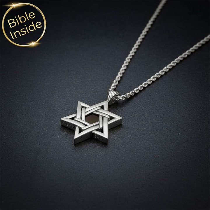 שרשרת חבל לגבר עם ננו תנך | ננו תכשיטים