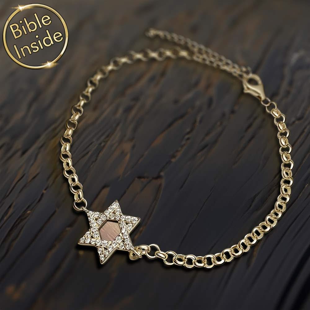 צמיד עם תנך עם כל 24 סיפרי התנ"ך | ננו תכשיטים