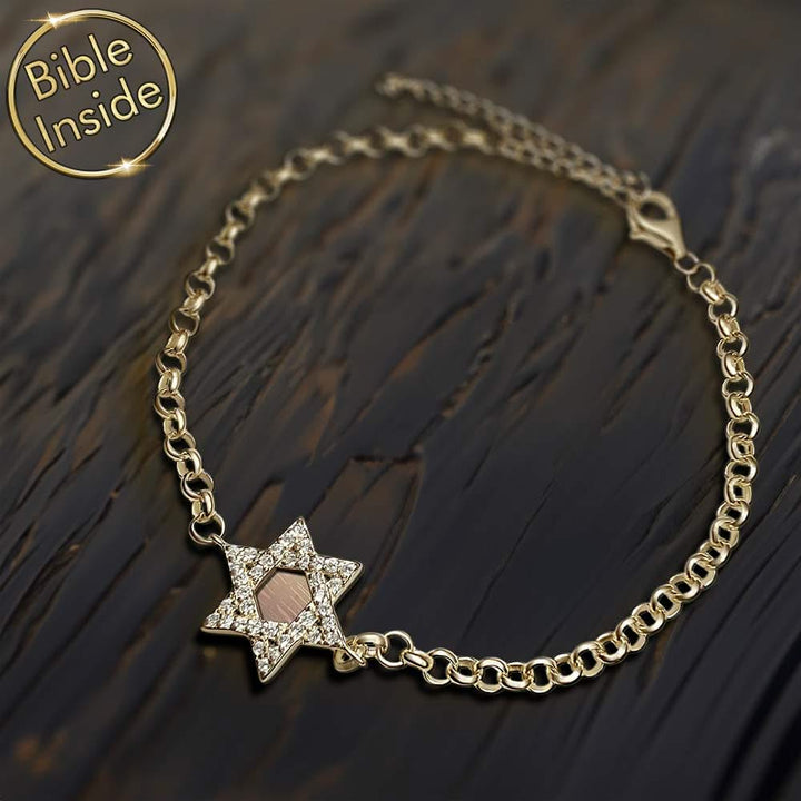 צמיד עם תנך עם כל 24 סיפרי התנ"ך | ננו תכשיטים