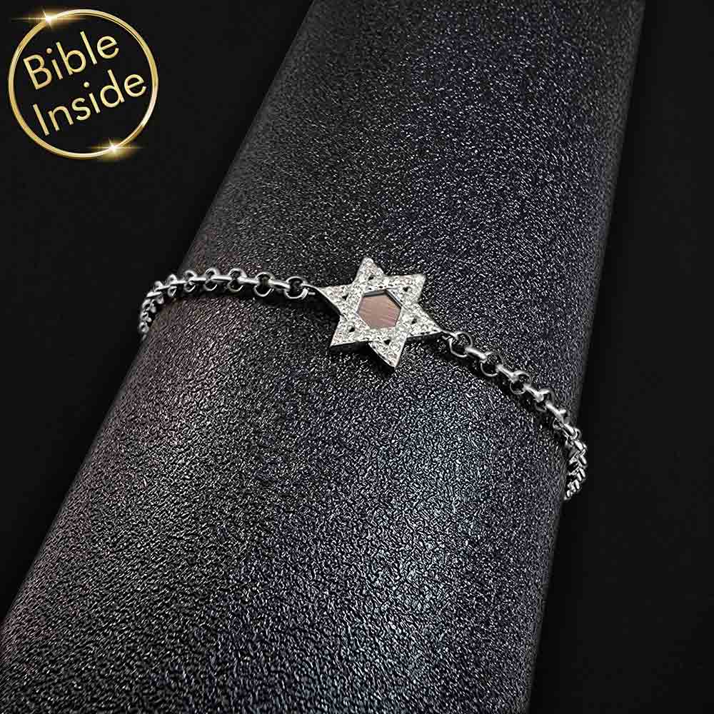 צמיד ננו תנך עם כל 24 סיפרי התנ"ך | ננו תכשיטים