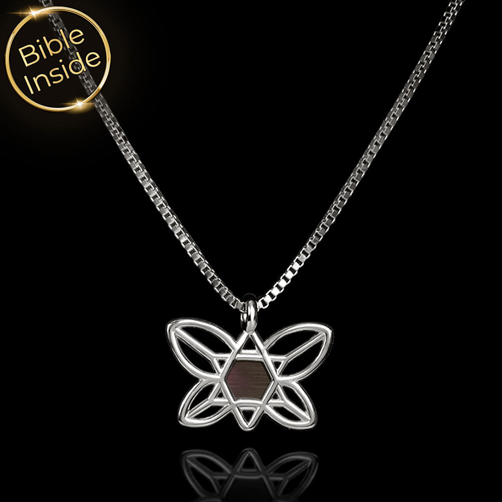 שרשרת מגן דוד מכסף אמיתי מתנה ייחודית לבת מצווה