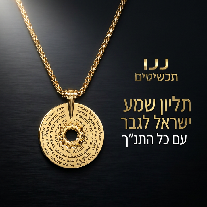 תליון יוקרתי עם ננו תנ"ך, מושלם כמתנה לחייל קרבי