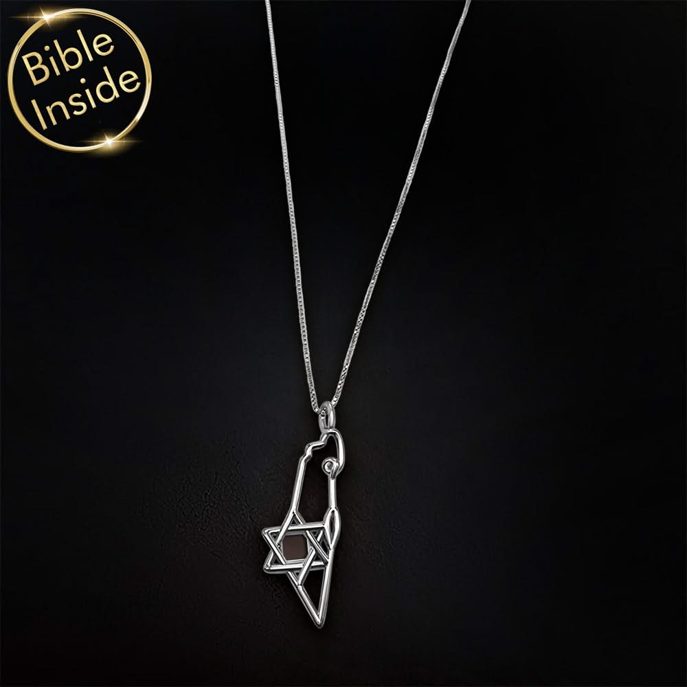 שרשראות מגן דוד קטן עם כל 24 סיפרי התנ"ך | ננו תכשיטים