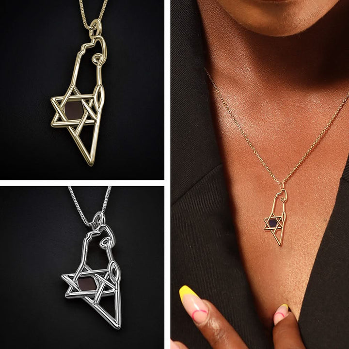 שרשרת ארץ ישראל עם כל התנ"ך - ננו תכשיטים