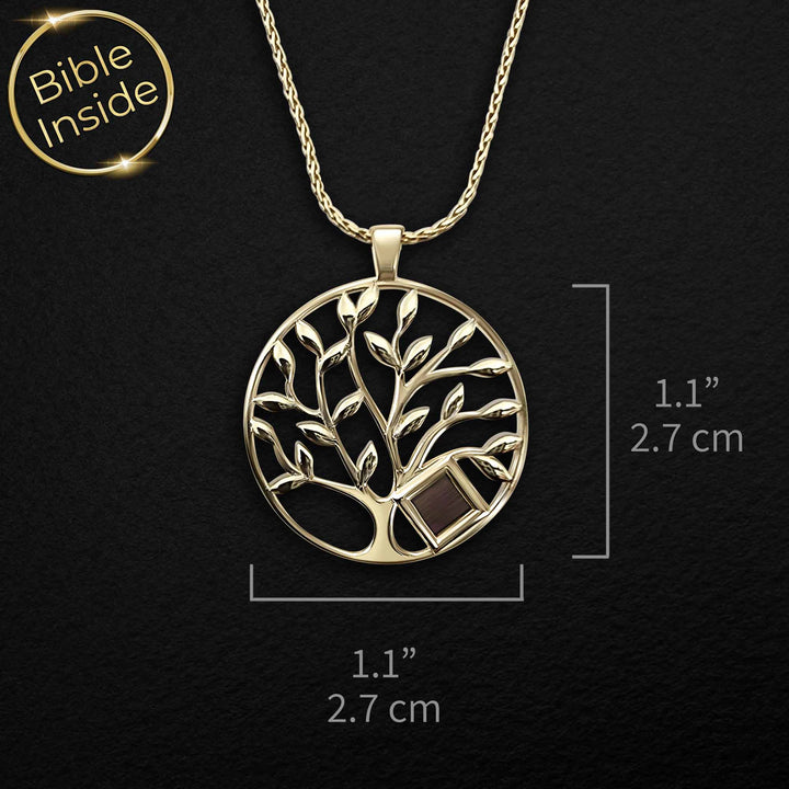 שרשראות עם ננו תנך בפנים | עץ החיים עם כל התנ"ך | מיי ננו תכשיטים