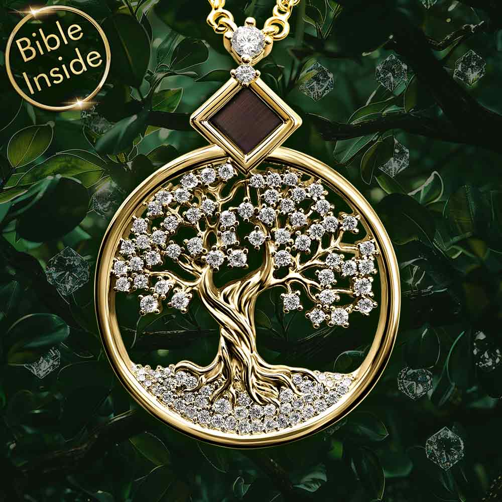 מתנות עם משמעות לנשים | תליון עץ החיים עם כל התנ"ך
