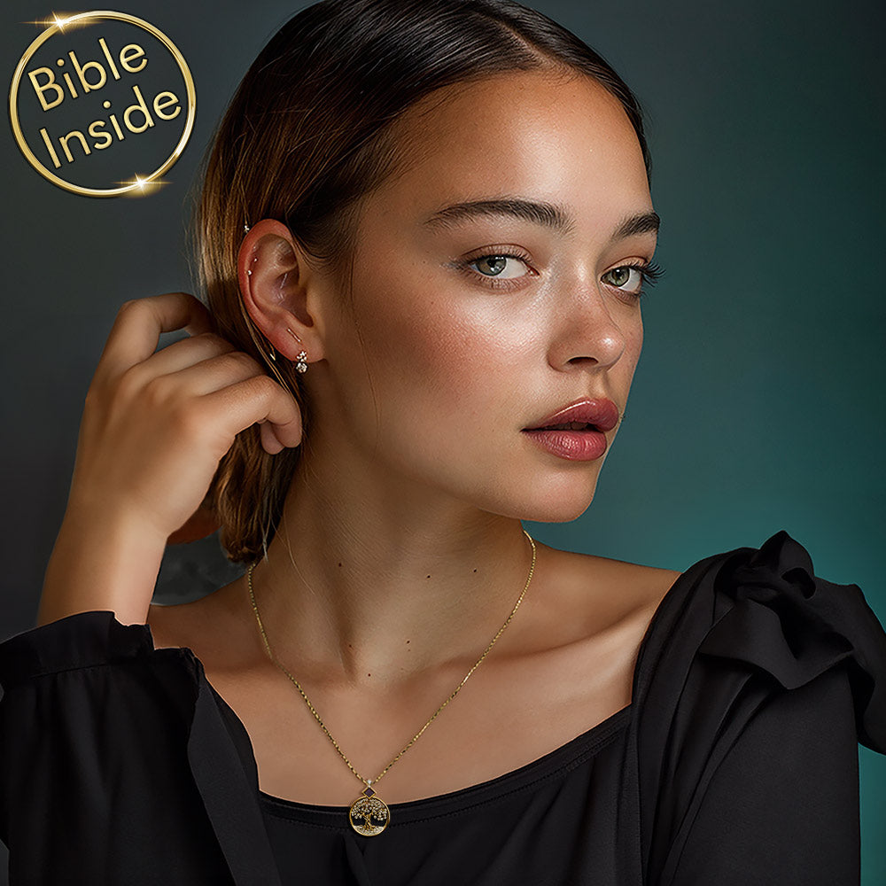 מתנות מגניבות לחברה | תליון עץ החיים עם כל התנ"ך 