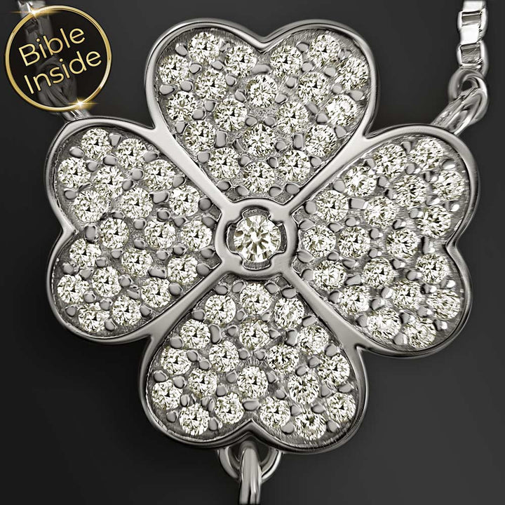 מתנה יוקרתית לפסח – שבב ננו תנ"ך בתליון תלתן נוצץ