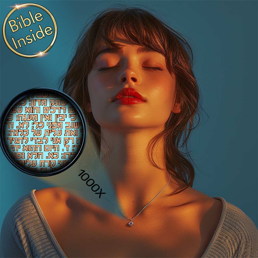 שרשראות עם תנך לנשים - כל 24 סיפרי התנ"ך בתכשיט