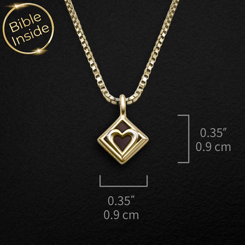 שרשרת עם תנך לנשים - כל התנ"ך בתכשיט 