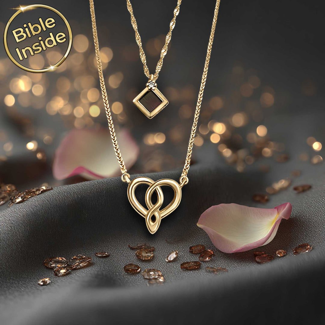 שרשראות עם תנך לאישה | 24 סיפרי התנ"ך בחריטה | ננו תכשיטים