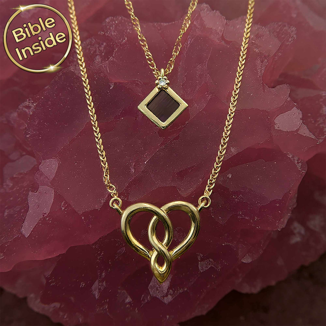 שרשראות תנך לאישה | 24 סיפרי התנ"ך בחריטה | ננו תכשיטים