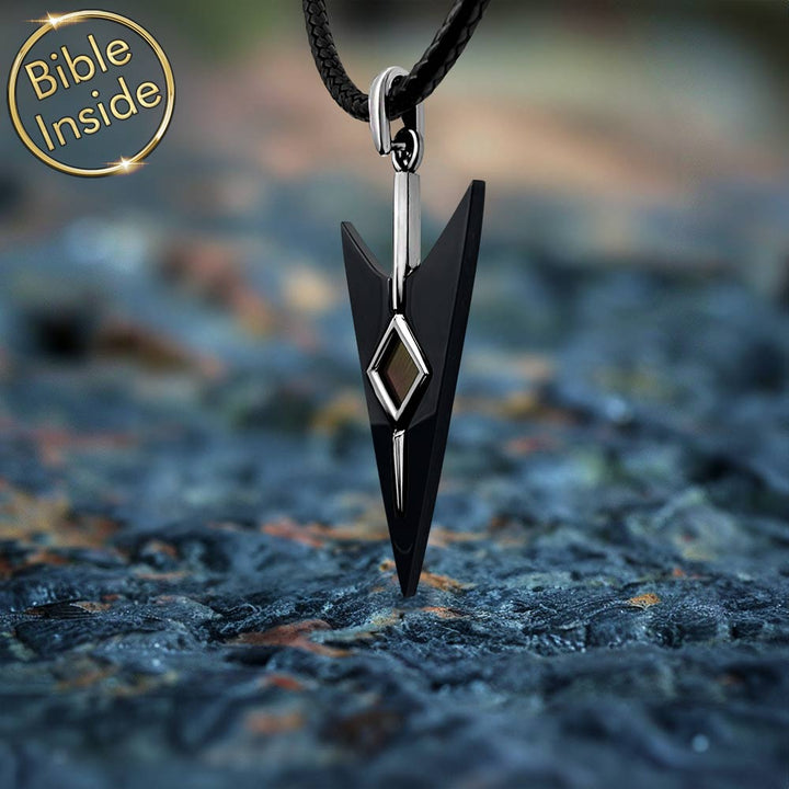 שרשרת לגבר ננו תנך עיצוב חץ