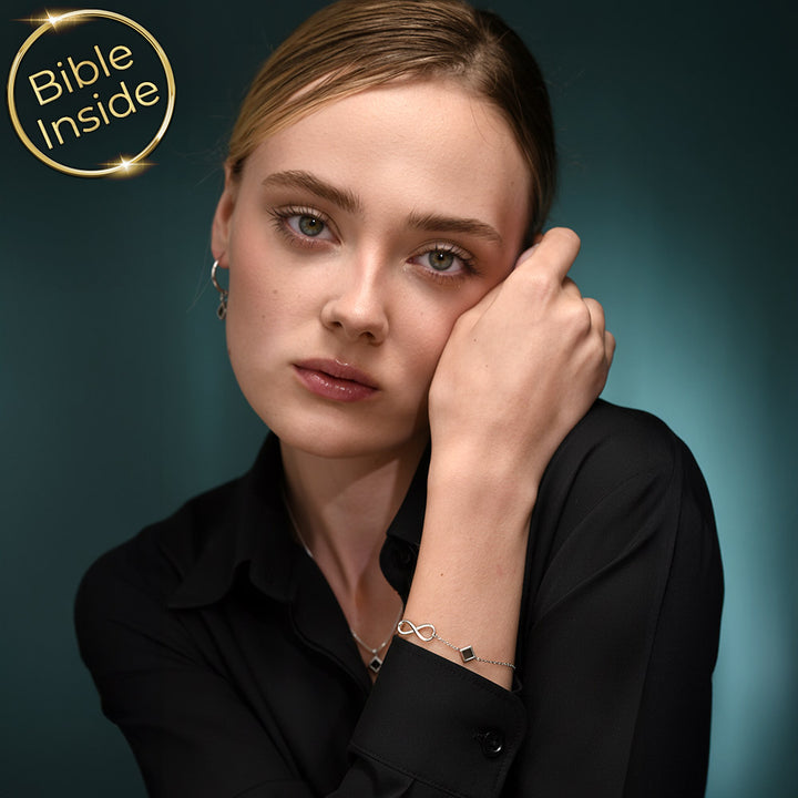 צמיד מכסף אמיתי עם כל התנך