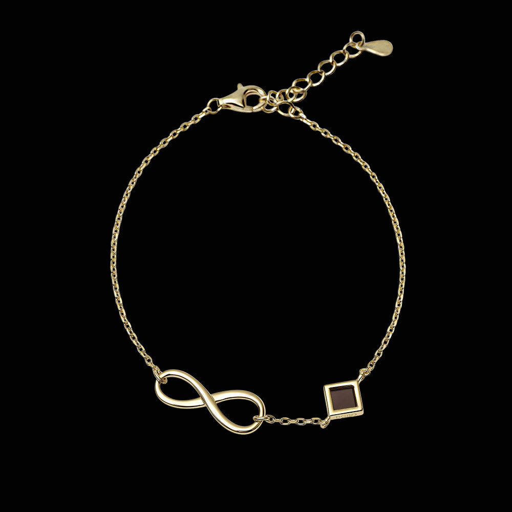 צמיד זהב אמיתי עם התנך | 24 סיפרי התנ"ך בחריטה | ננו תכשיטים