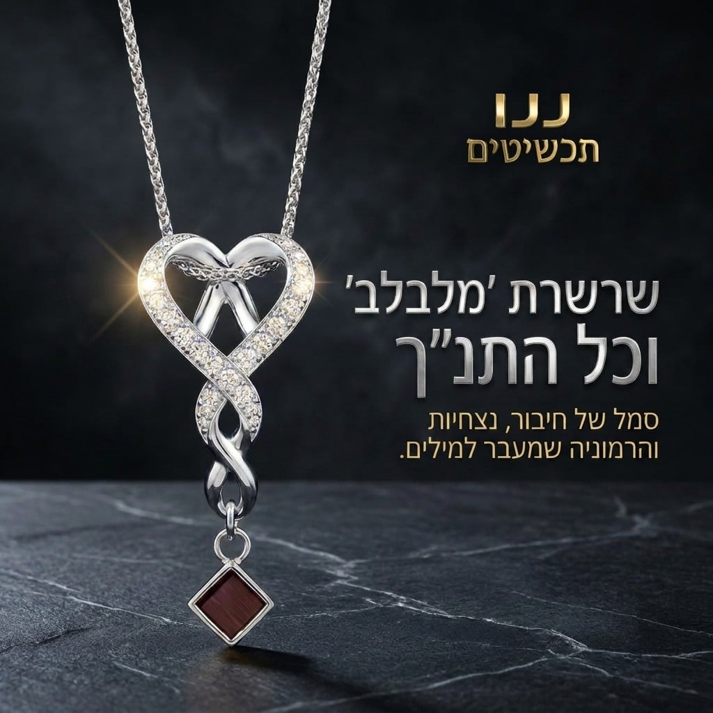 שרשרת עם תנך לאישה כמתנה לאמא או לבת זוג
