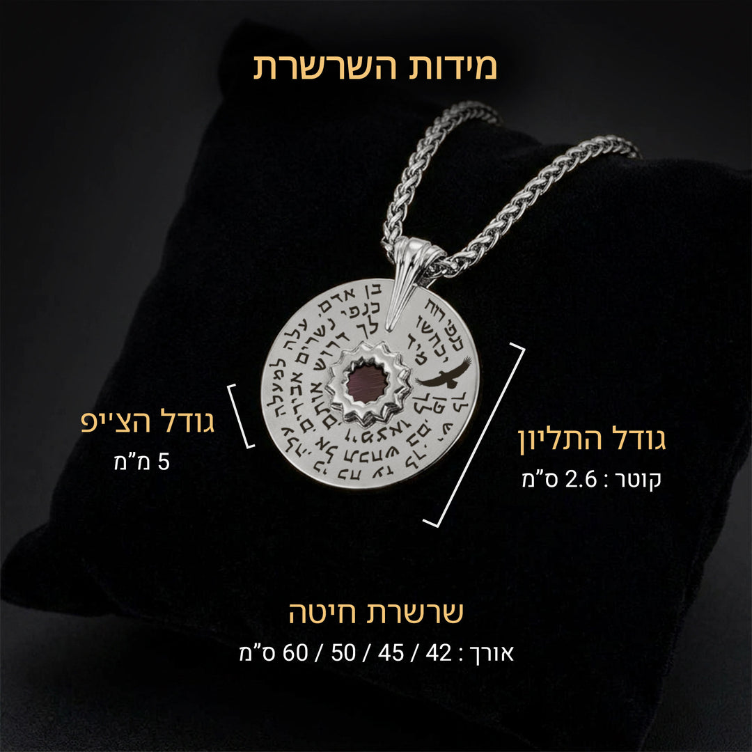 תליון יוקרתי עם ננו תנ"ך, אידיאלי כמתנה לחייל קרבי