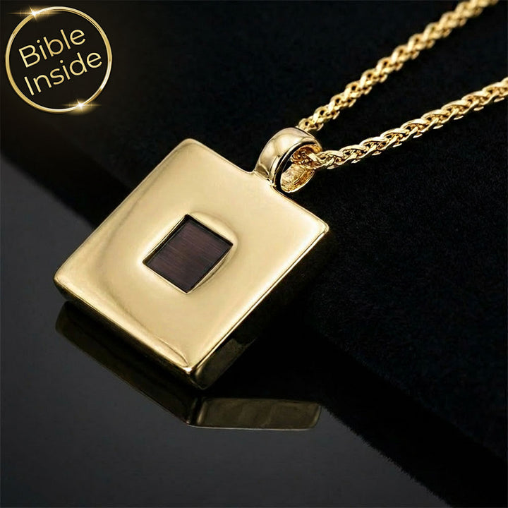 שרשרת לגבר עם התנך - עם צ'יפ שעליו חרוט התנ"ך השלם