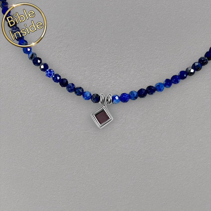 שרשרת שלמא חרוזי לאפיס כשרשרת מתנה לבת מצווה עם התנ"ך כולו