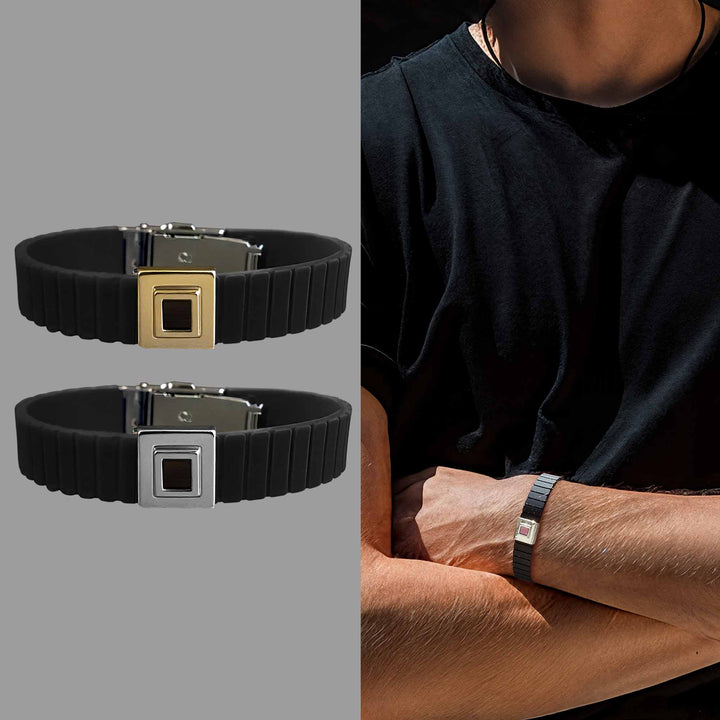 צמיד עם תנך לגבר | 24 סיפרי התנ"ך בחריטה | ננו תכשיטים