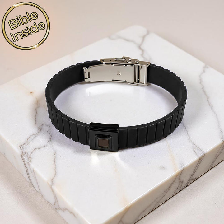 מתנה מעוצבת לגבר – צמיד עם שבב ננו תנ״ך