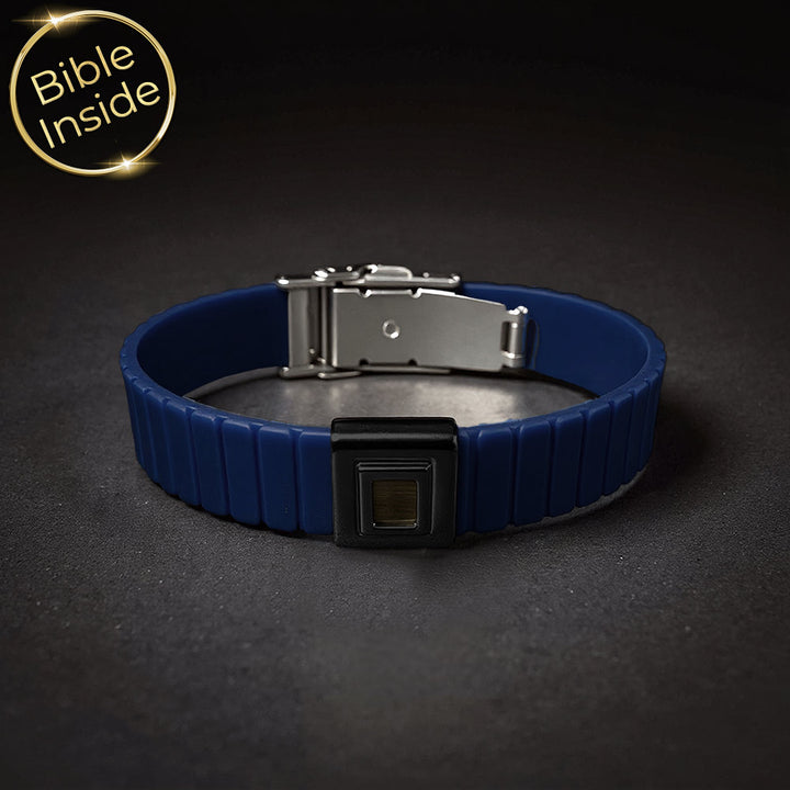 כל התנך על צמיד אחד כחול למתנה רוחנית עדינה