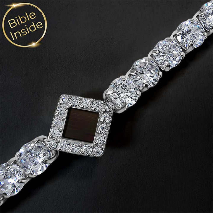 צמיד לאישה תנך בסגנון טניס מינימליסטי ונצחי
