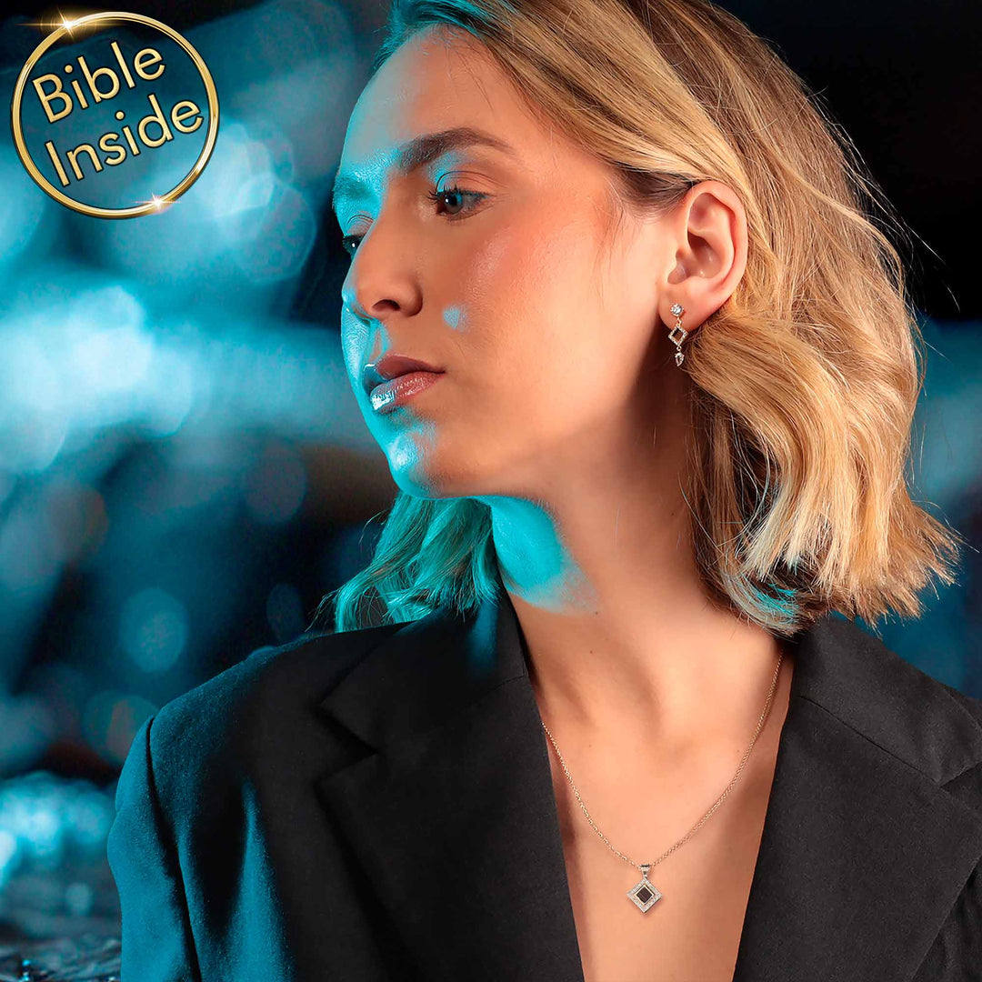 שרשרת זהב 14 קראט עם משמעות לאישה עם כל התנך | ננו תכשיטים