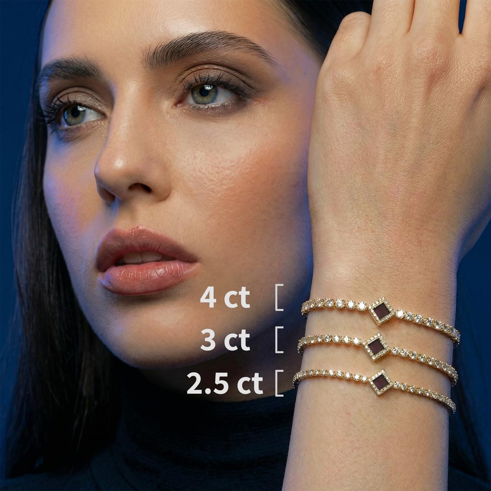 צמיד טניס זהב מחיר שמשקף איכות אמיתית — שיבוץ ננו תנ"ך לצמיתות