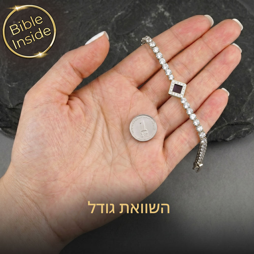 צמיד טניס 5 קראט - רעיון לטו באב