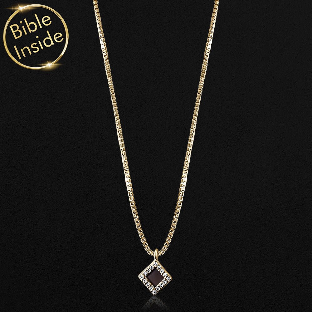 שרשרת לבת מצווה עם משמעות – תליון מעוין נוצץ ואלגנטי