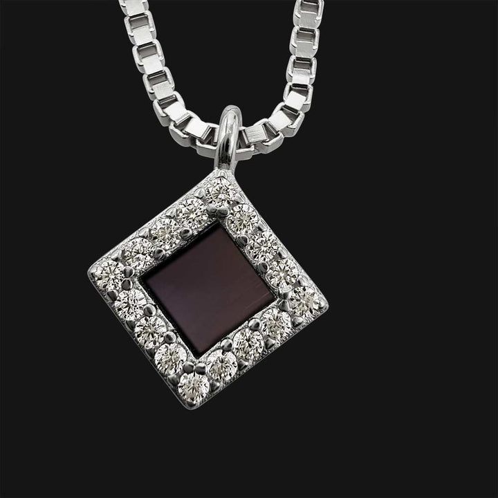 שרשרת לבת מצווה מסבא וסבתא – מעוין משובץ עם כל התנ"ך