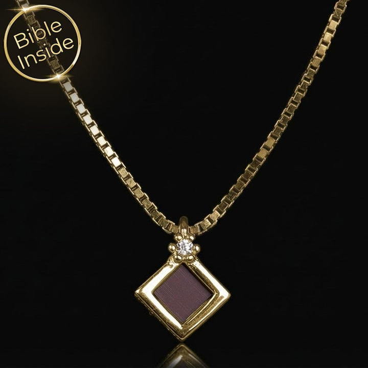 תכשיטים מיוחדים לבת מצווה – שרשרת זהב 14 קראט עם ננו תנך