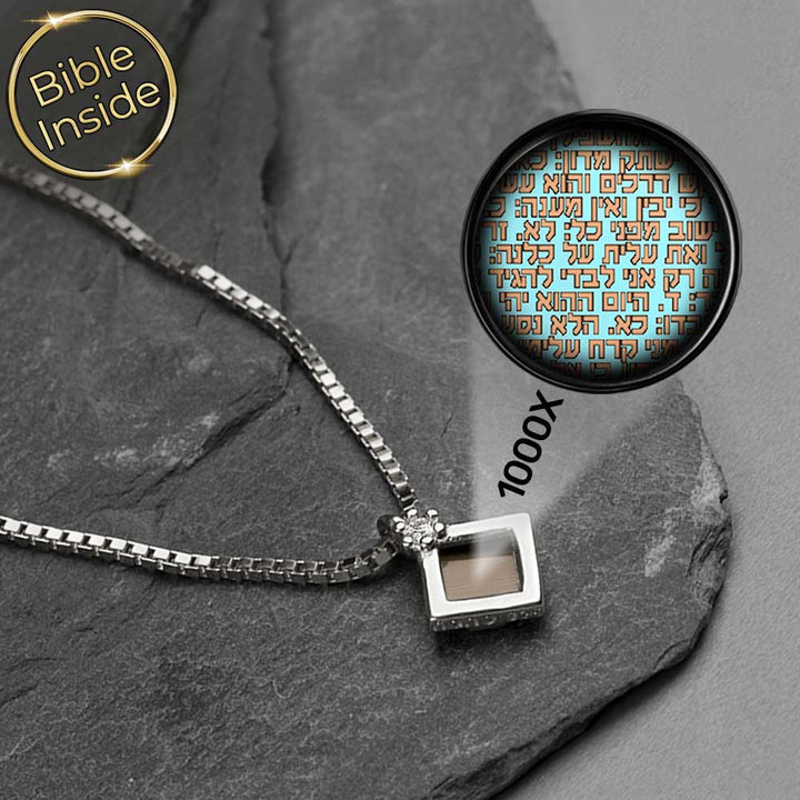 שרשרת כסף לבת מצווה עם תליון מעוין וחיבור לשורשים