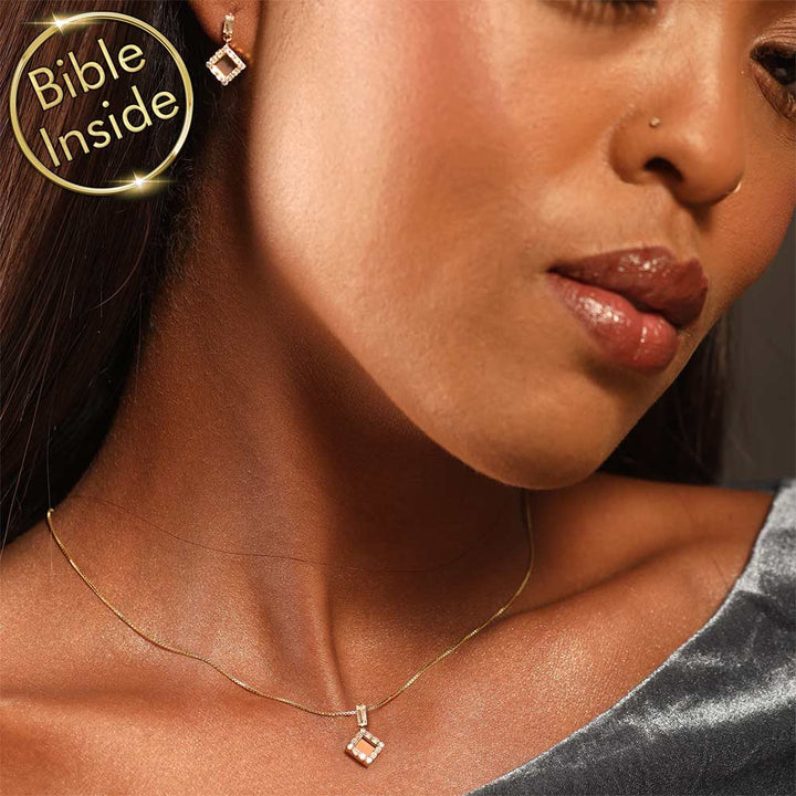 שרשרת מתנה לאישה עם ננו תנך - ננו תכשיטים