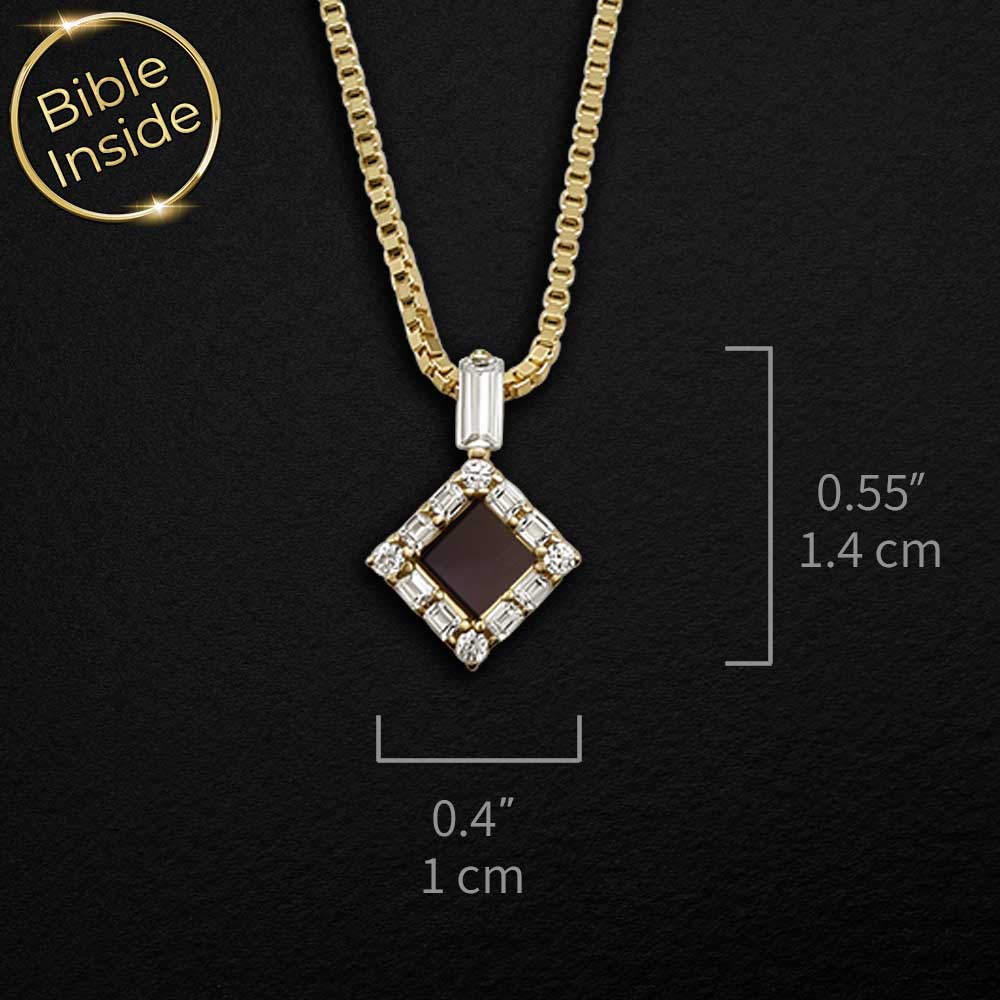 שרשרת עם משמעות לאישה עם ננו תנך - ננו תכשיטים