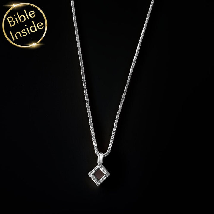 תכשיט לילדת בת מצווה – מעוין כסף סטרלינג עם ננו תנ"ך