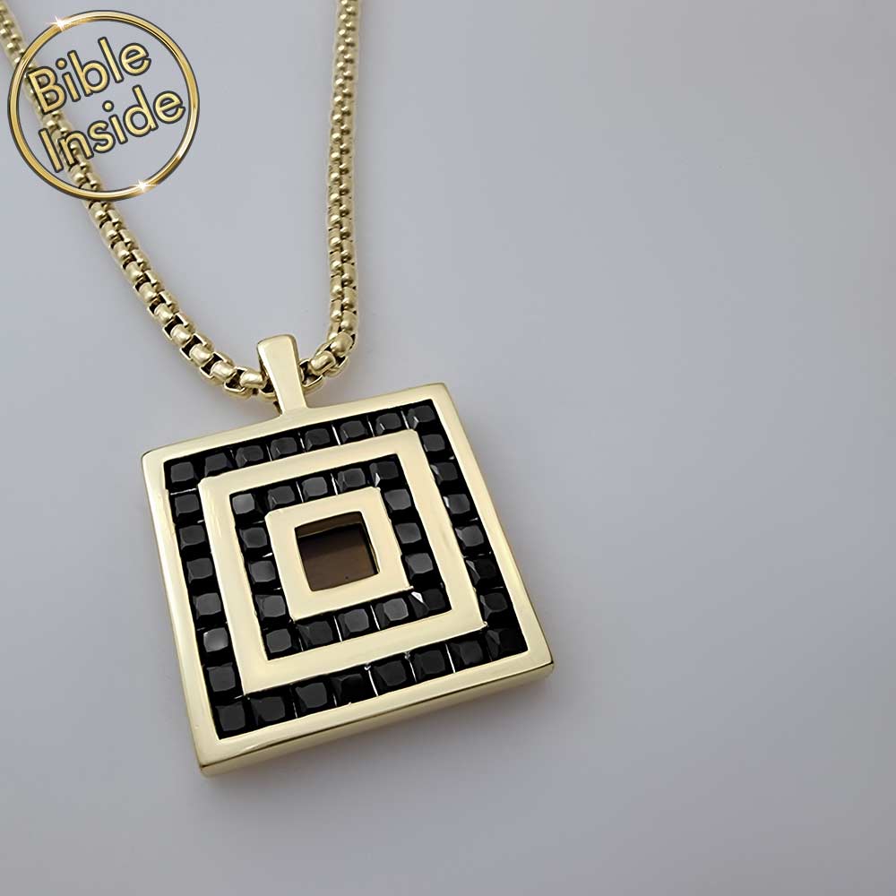 שרשרת גולדפילד לגבר עם ננו תנך