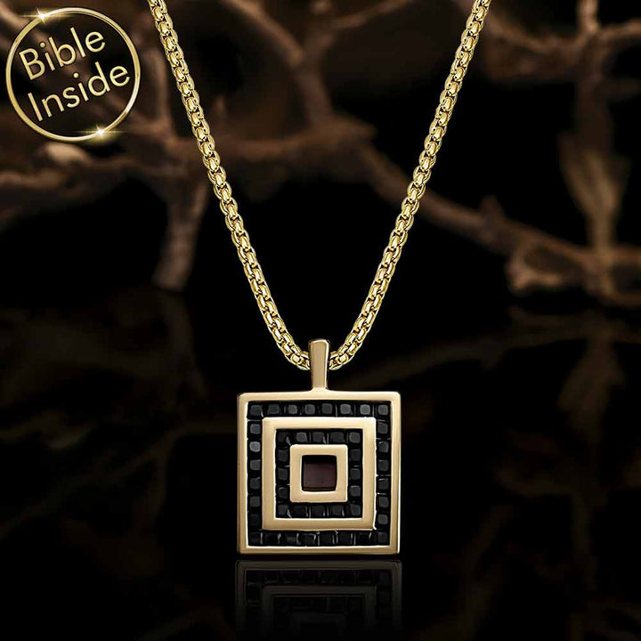 שרשרת מעוצבת לגבר עם ננו תנך