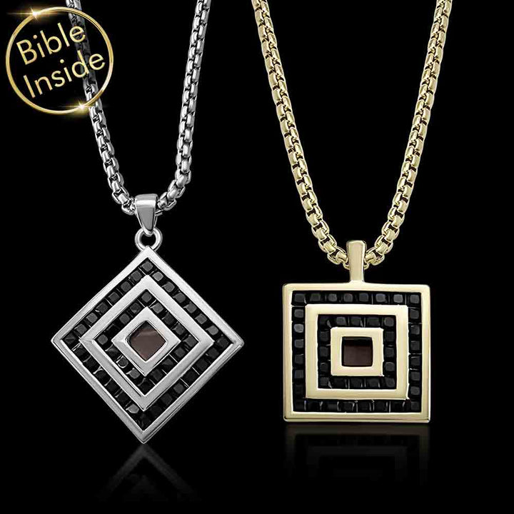 רעיונות למתנות ליום האהבה - סט תכשיטים לזוג עם ננו תנ"ך