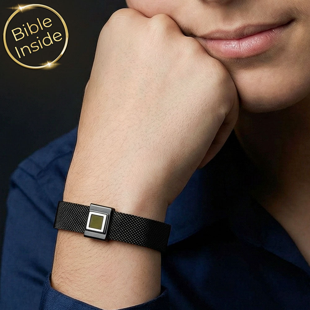 צמידי בר מצווה בעיצוב מינימליסטי עם שבב תנ"כי